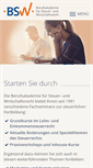 Mobile Screenshot of bsw-steuer-wirtschaft.de